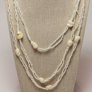 Pearl and Shell Necklace